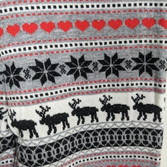 Hot Chillys Winter Love Sweater Knit Snowflake Leggings XS - Picture 5 of 8